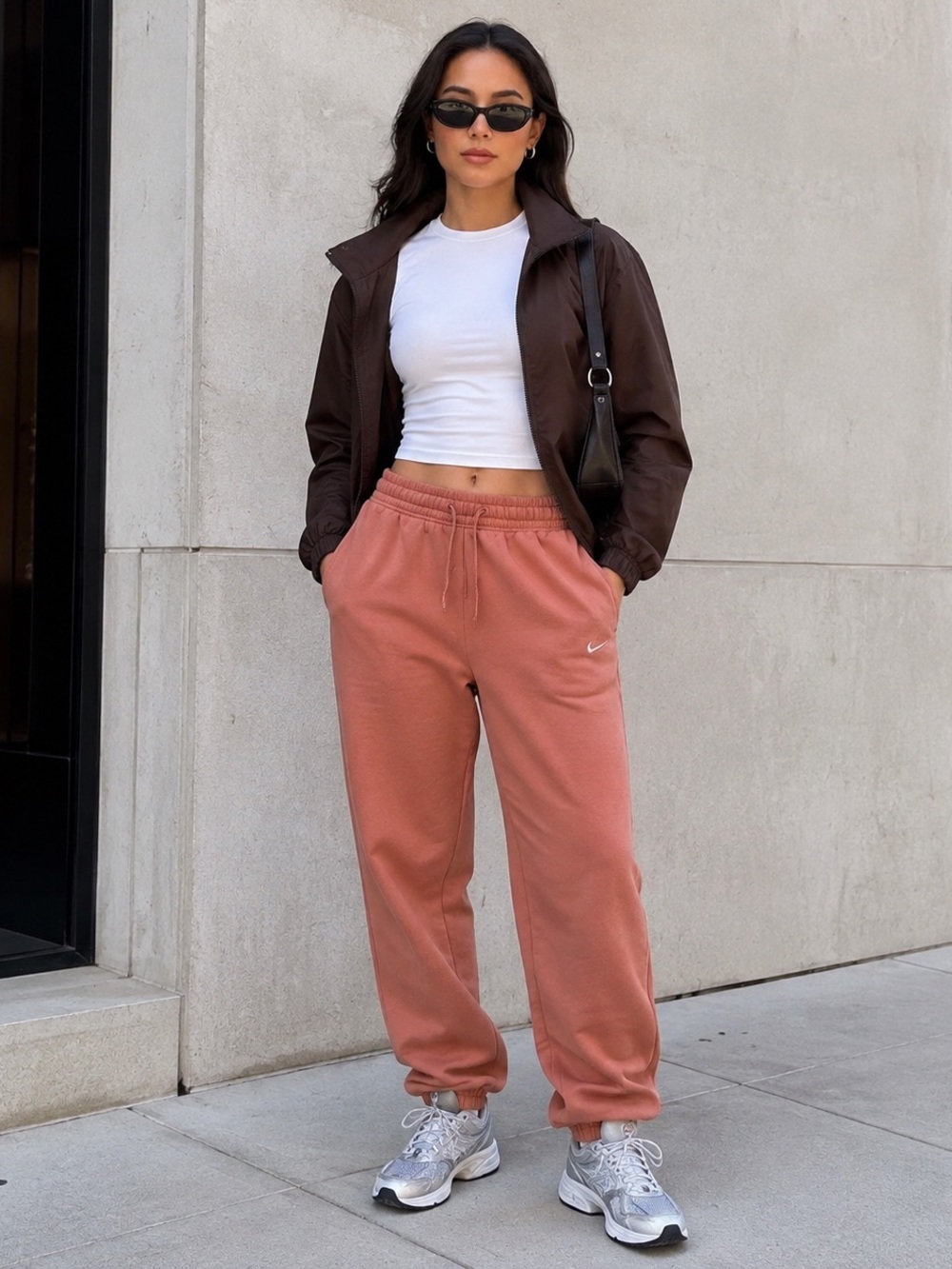Nike Women's Rose Brown Jogger Sweatpants